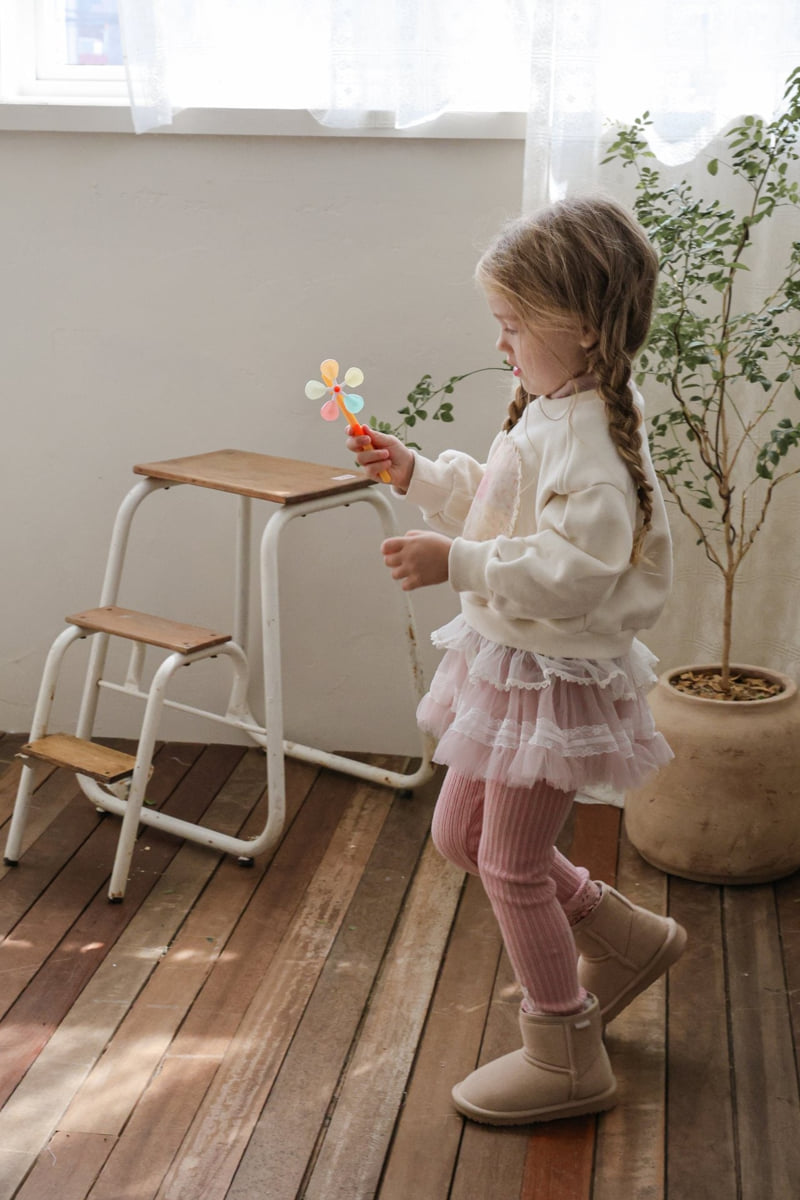 Flo - Korean Baby Fashion - #babyootd - Apple Sweatshirt - 7