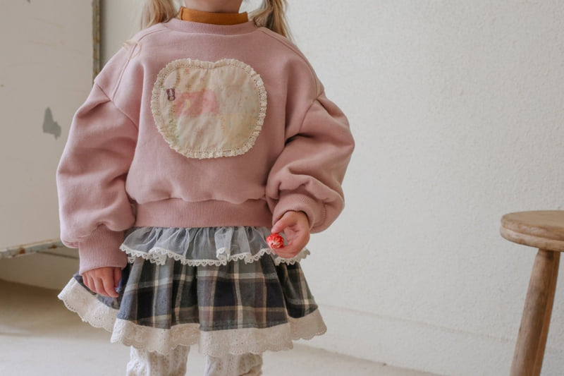 Flo - Korean Baby Fashion - #babyoutfit - Apple Sweatshirt - 8