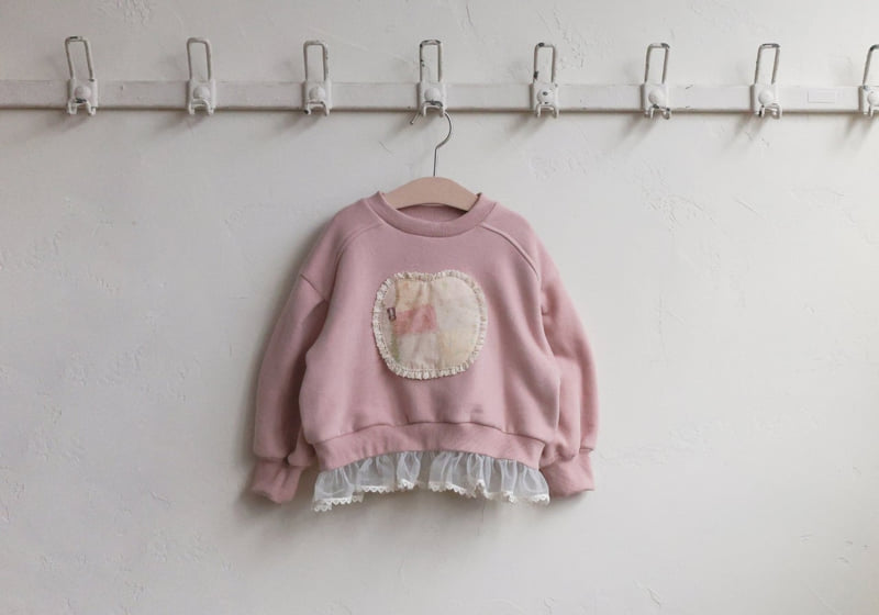 Flo - Korean Baby Fashion - #onlinebabyshop - Apple Sweatshirt - 12