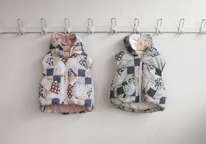 Flo - Korean Baby Fashion - #onlinebabyshop - Pico Hood Vest - 11