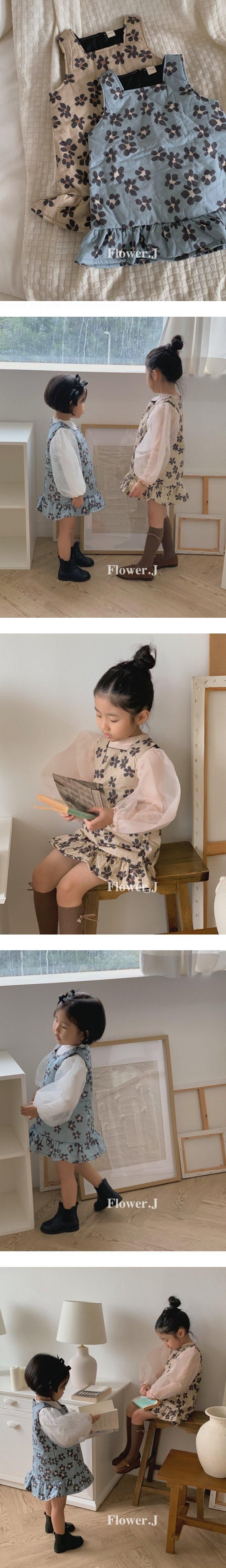 Flower J - Korean Children Fashion - #childrensboutique - Bay One-piece