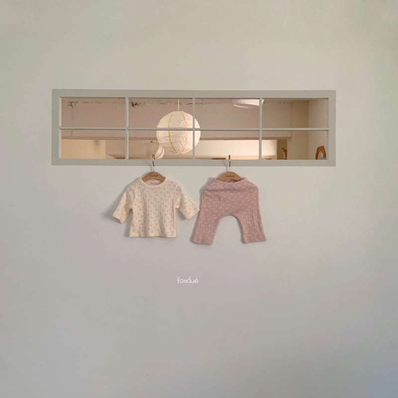 Fondue - Korean Baby Fashion - #babyclothing - Bebe Sweet Bear Set - 2