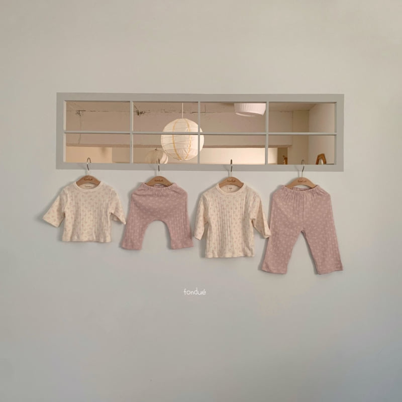 Fondue - Korean Baby Fashion - #babyfashion - Bebe Sweet Bear Set - 3