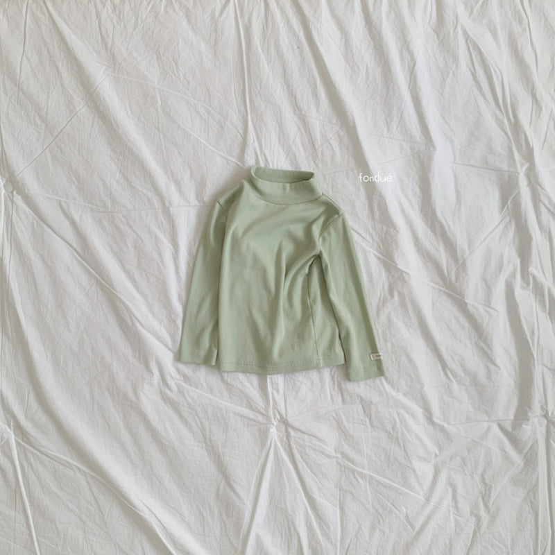 Fondue - Korean Baby Fashion - #babyfever - Dessert Mockneck Tee - 8