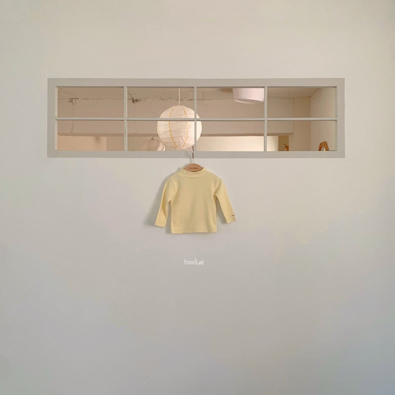 Fondue - Korean Baby Fashion - #babyfever - Bebe Dessert Mockneck Tee - 5