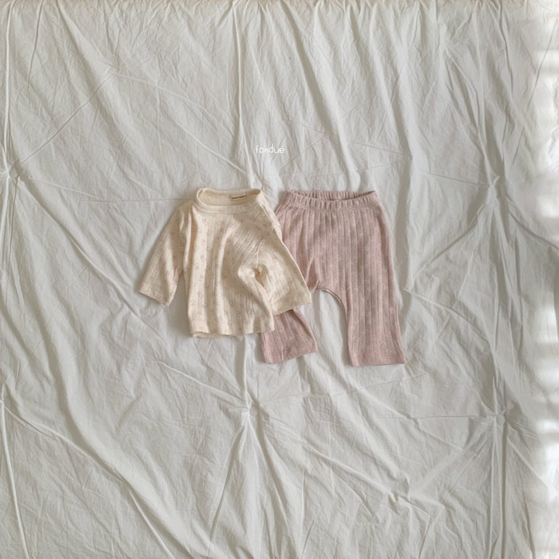 Fondue - Korean Baby Fashion - #babygirlfashion - Bebe Sweet Bear Set - 5