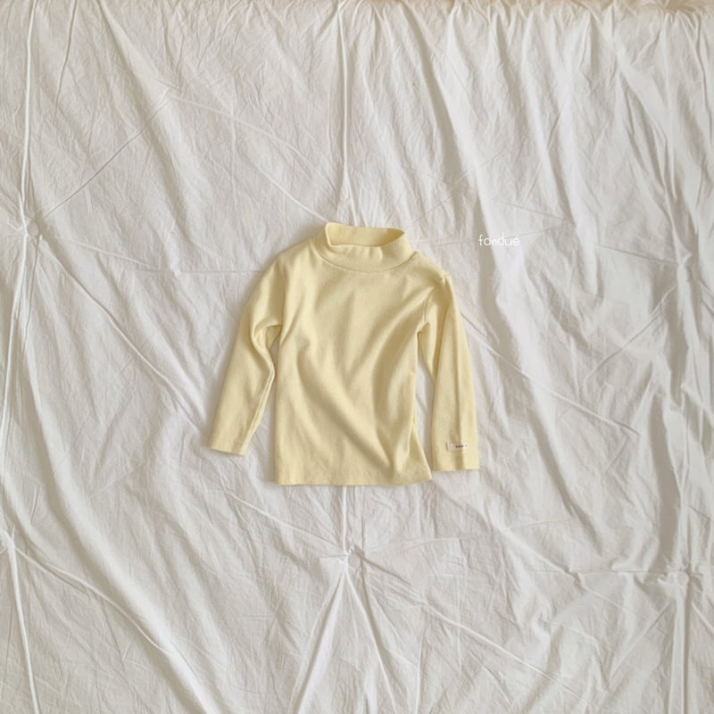 Fondue - Korean Baby Fashion - #babyoninstagram - Dessert Mockneck Tee - 11