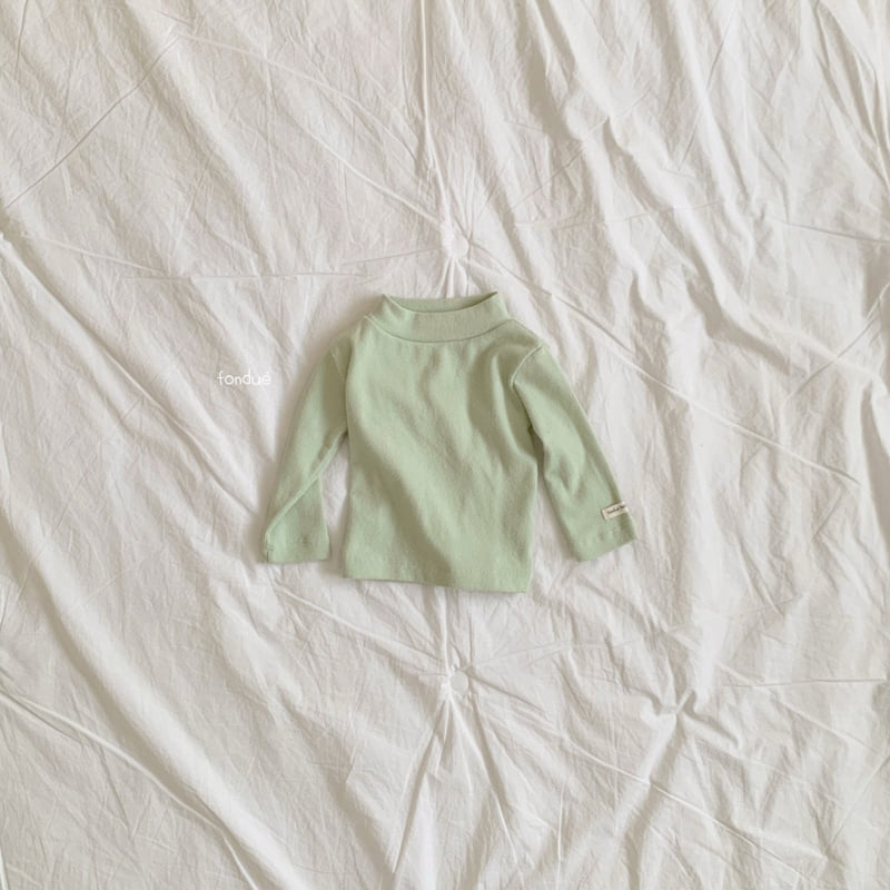 Fondue - Korean Baby Fashion - #babyoutfit - Bebe Dessert Mockneck Tee - 10