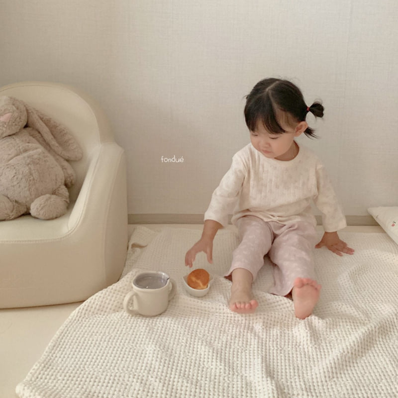 Fondue - Korean Baby Fashion - #onlinebabyshop - Sweet Bear Set - 4