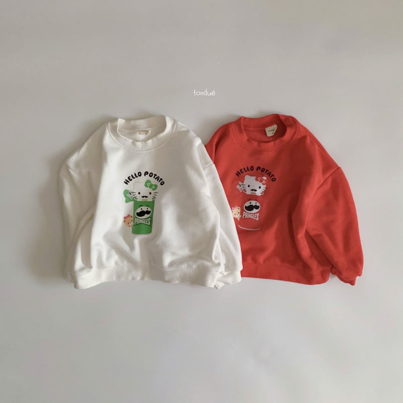 Fondue - Korean Children Fashion - #childofig - Hello Pringle Sweatshirt