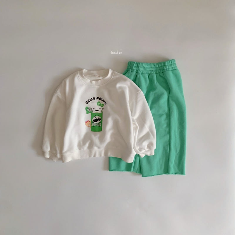 Fondue - Korean Children Fashion - #designkidswear - Hello Pringle Sweatshirt - 3