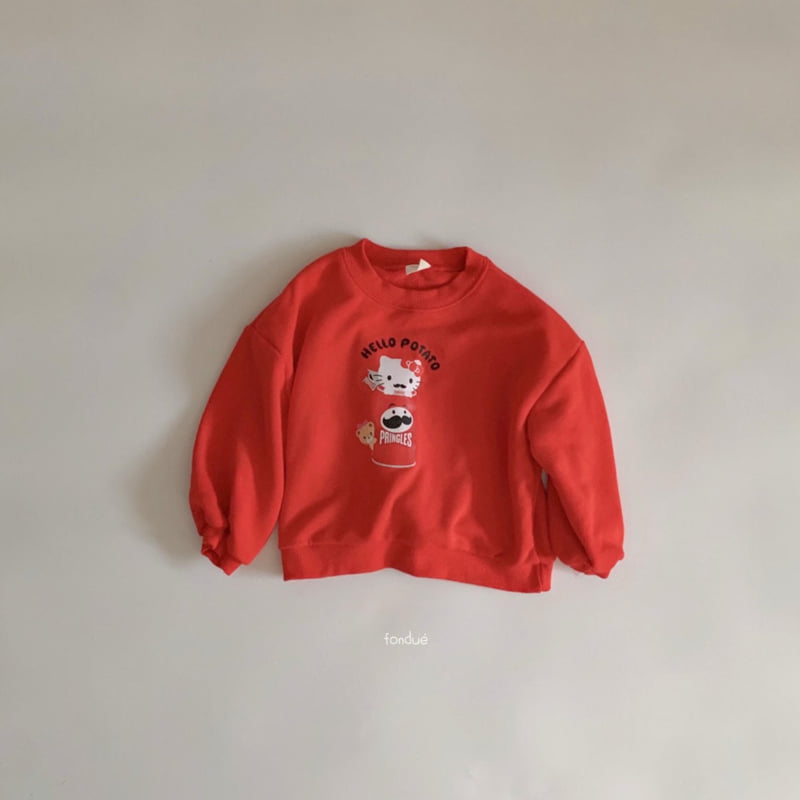 Fondue - Korean Children Fashion - #designkidswear - Hello Pringle Sweatshirt - 4