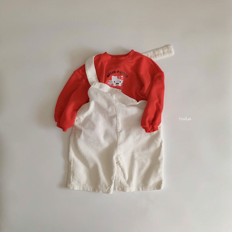 Fondue - Korean Children Fashion - #fashionkids - Hello Pringle Sweatshirt - 5