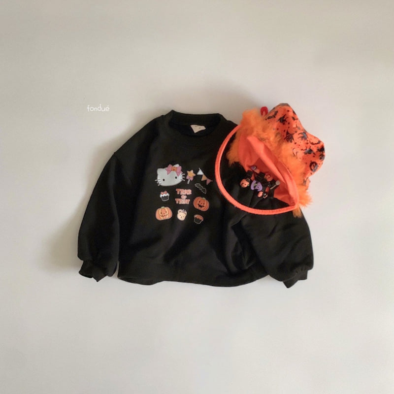 Fondue - Korean Children Fashion - #discoveringself - Halloween Sweatshirt - 4