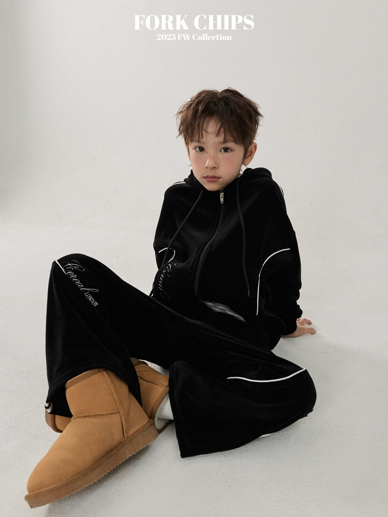 Fork Chips - Korean Children Fashion - #Kfashion4kids - Cereal Hoodie Zip-Up - 9