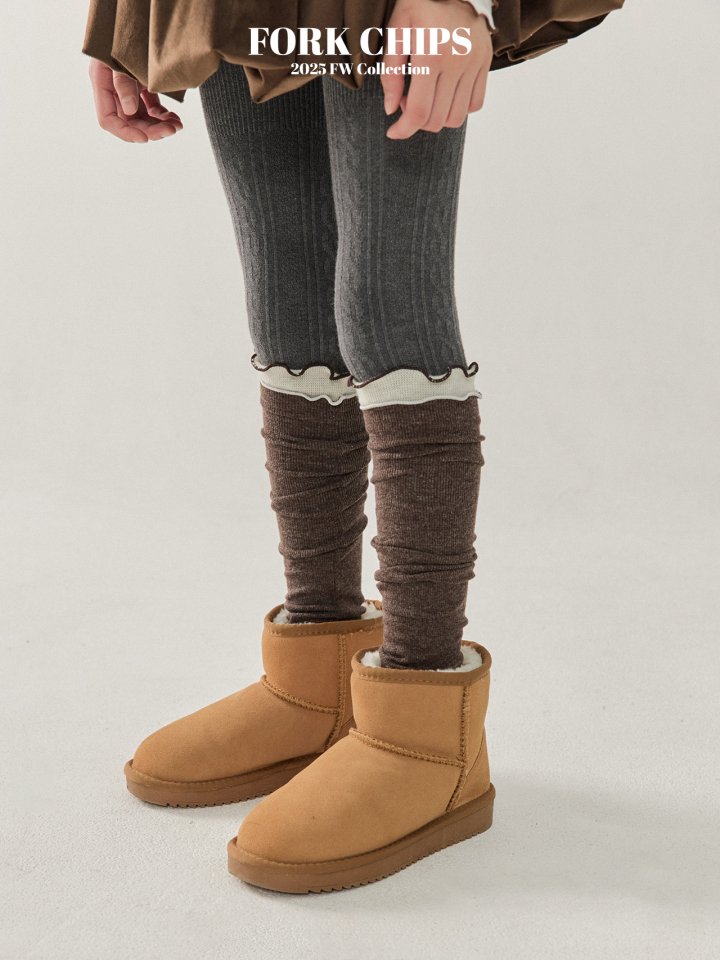 Fork Chips - Korean Children Fashion - #childofig - Chichi Wave Socks - 7