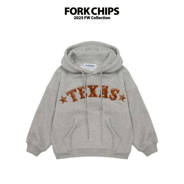 Fork Chips - Korean Children Fashion - #childofig - Texas Hoodie
