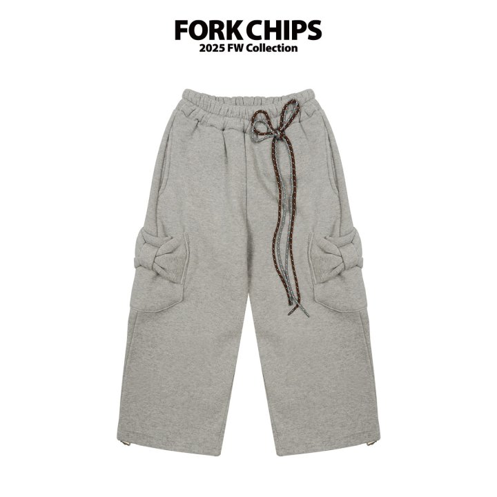 Fork Chips - Korean Children Fashion - #childofig - Bagel Ribbon Pants