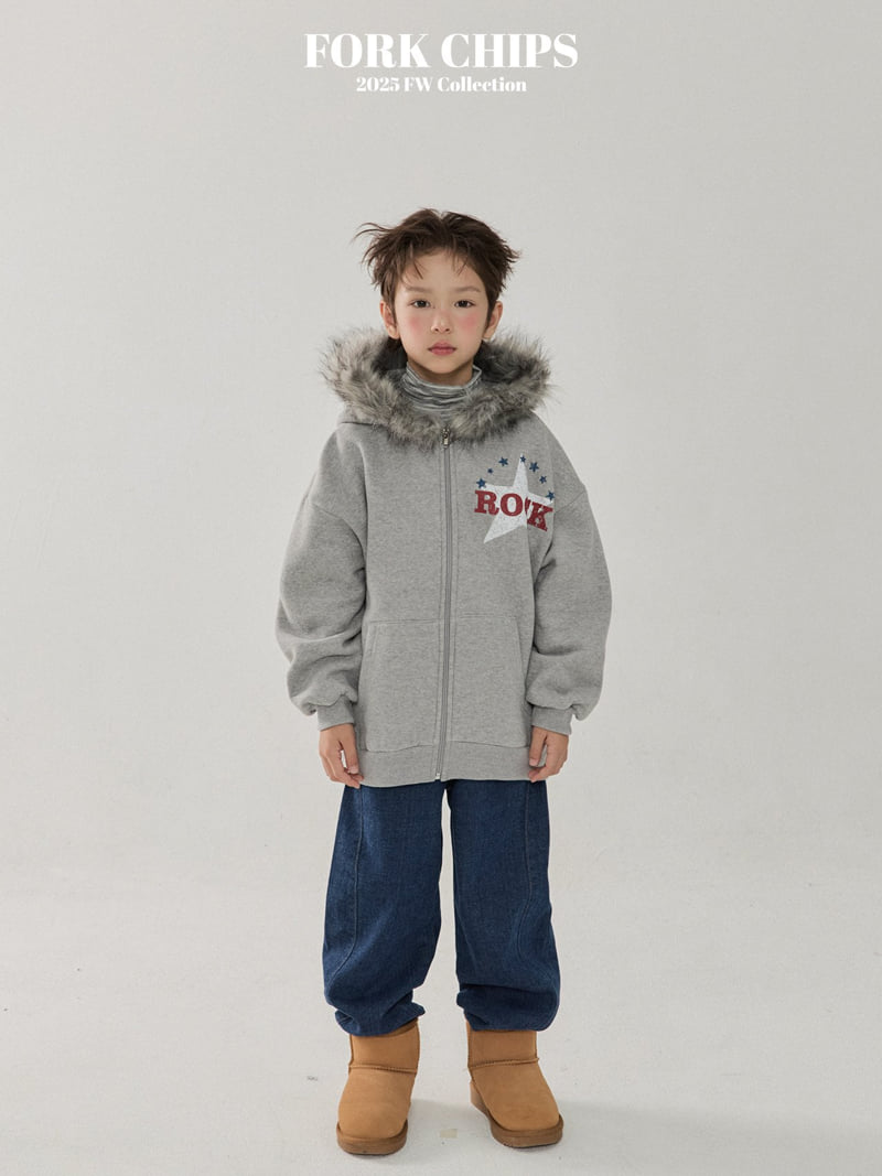 Fork Chips - Korean Children Fashion - #childofig - Eco Denim Pants - 10