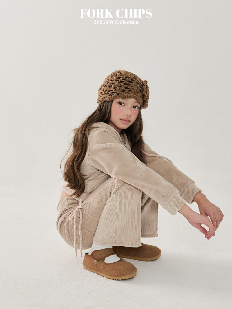 Fork Chips - Korean Children Fashion - #childrensboutique - Cash Ribbon Zip-Up - 12