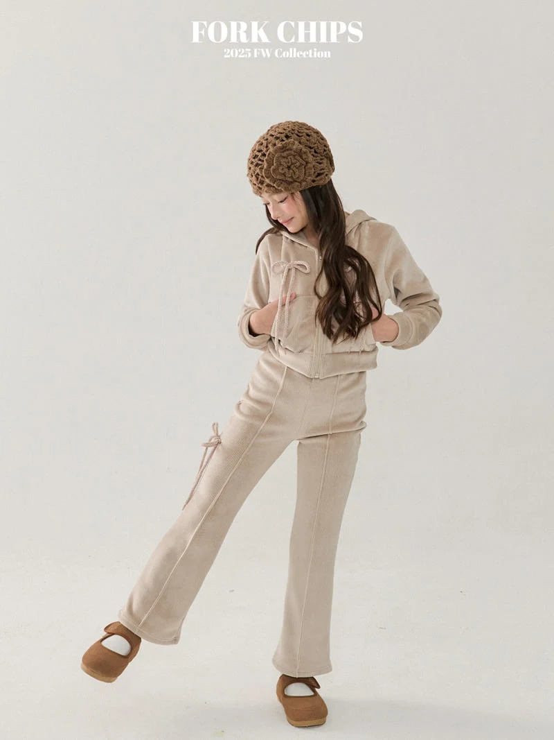 Fork Chips - Korean Children Fashion - #childrensboutique - Cash Ribbon Leggings Pants - 11