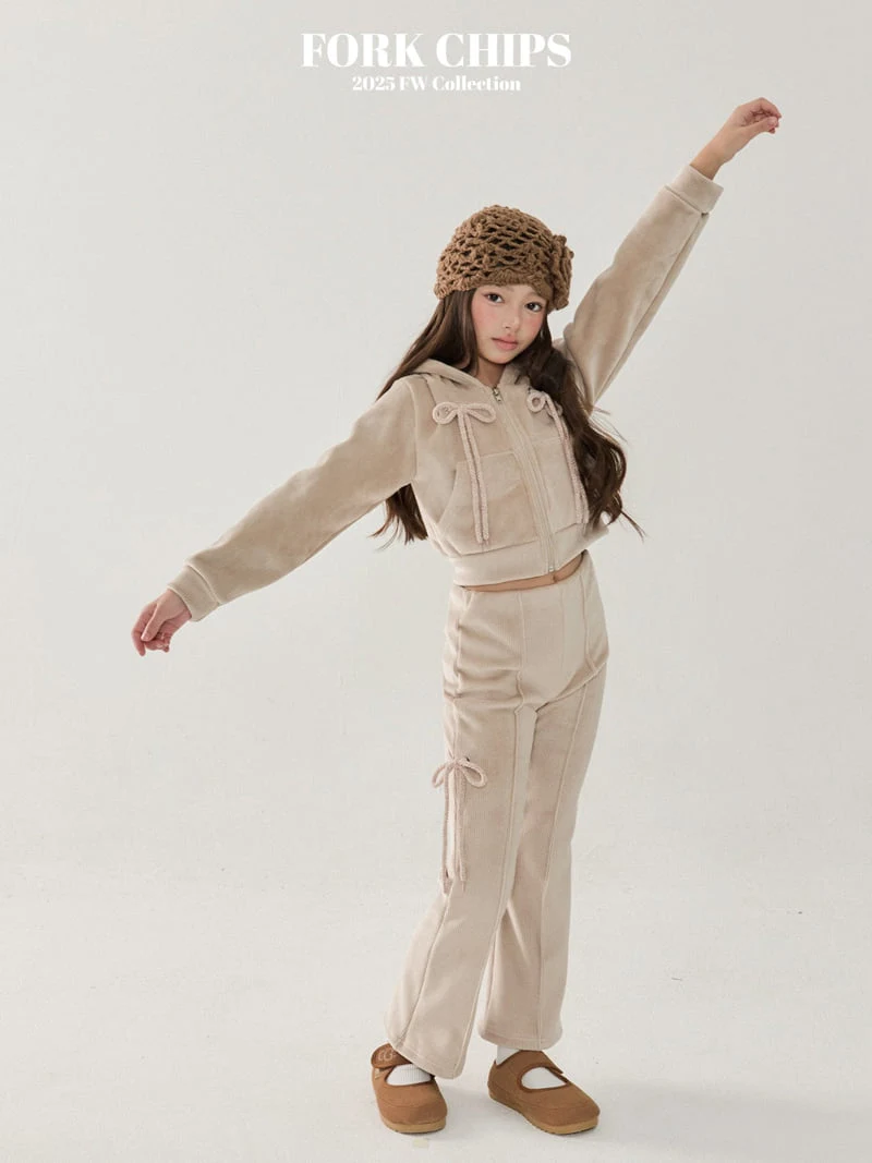Fork Chips - Korean Children Fashion - #designkidswear - Cash Ribbon Leggings Pants - 12