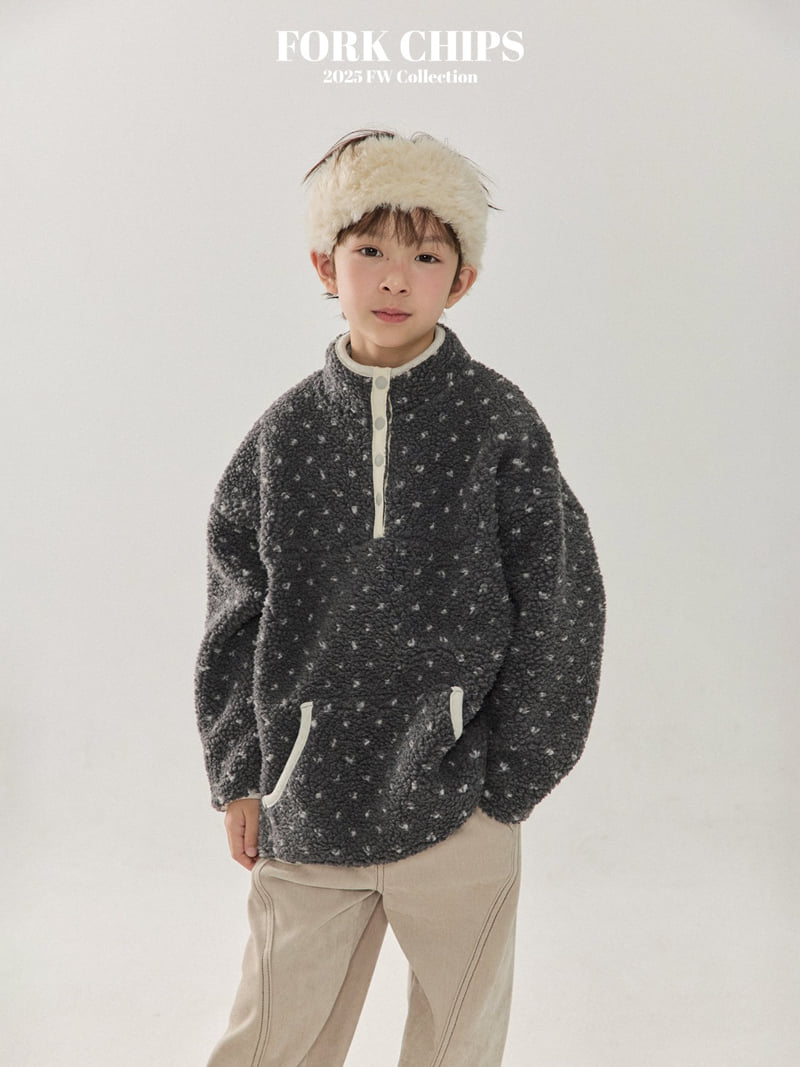 Fork Chips - Korean Children Fashion - #designkidswear - Grow Fleece Anorak - 7