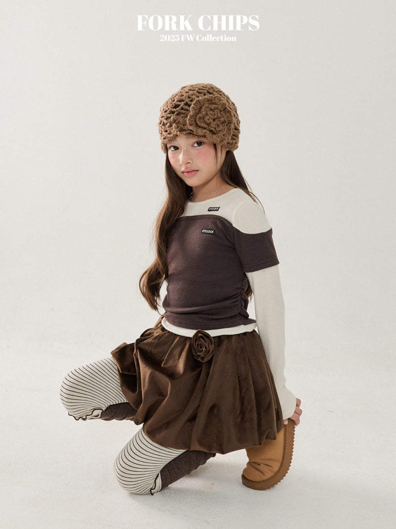 Fork Chips - Korean Children Fashion - #designkidswear - Rosie Balloon Skirt - 7