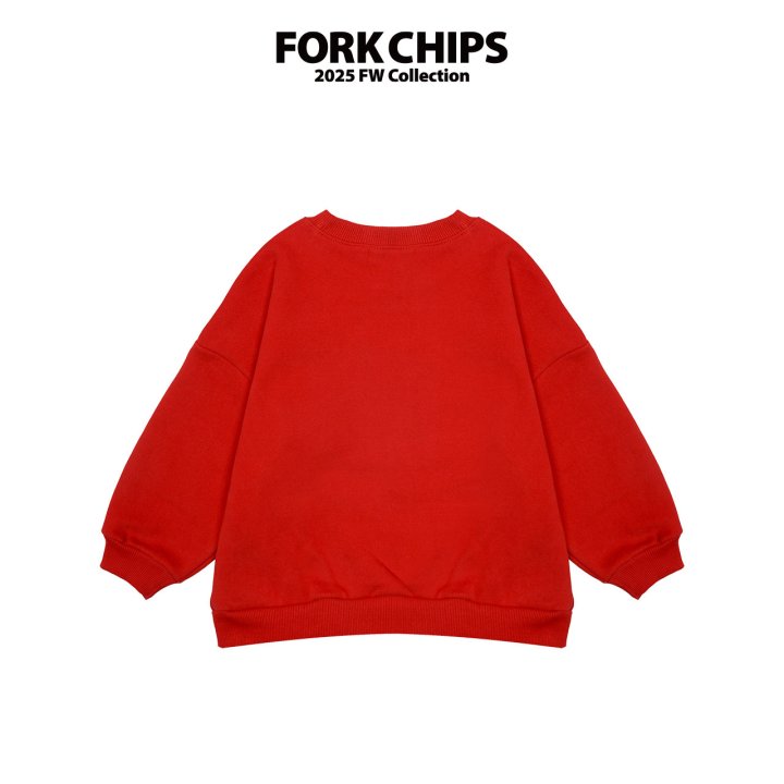 Fork Chips - Korean Children Fashion - #fashionkids - I Love Sweatshirt - 3