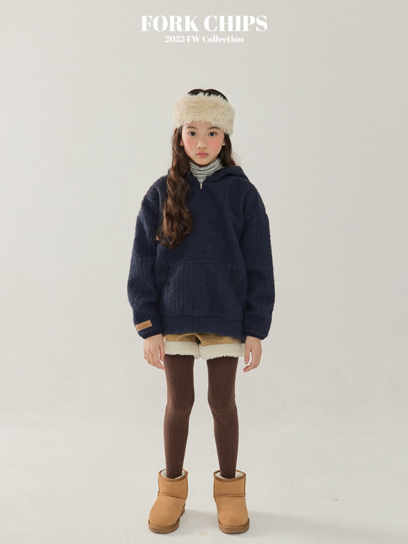 Fork Chips - Korean Children Fashion - #kidsshorts - Mohair Hoodie - 8