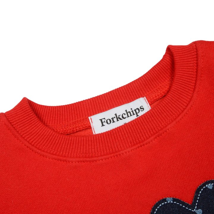 Fork Chips - Korean Children Fashion - #fashionkids - I Love Sweatshirt - 4