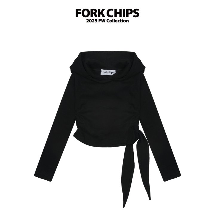 Fork Chips - Korean Children Fashion - #kidsshorts - Jessie Twist Hoodie - 2
