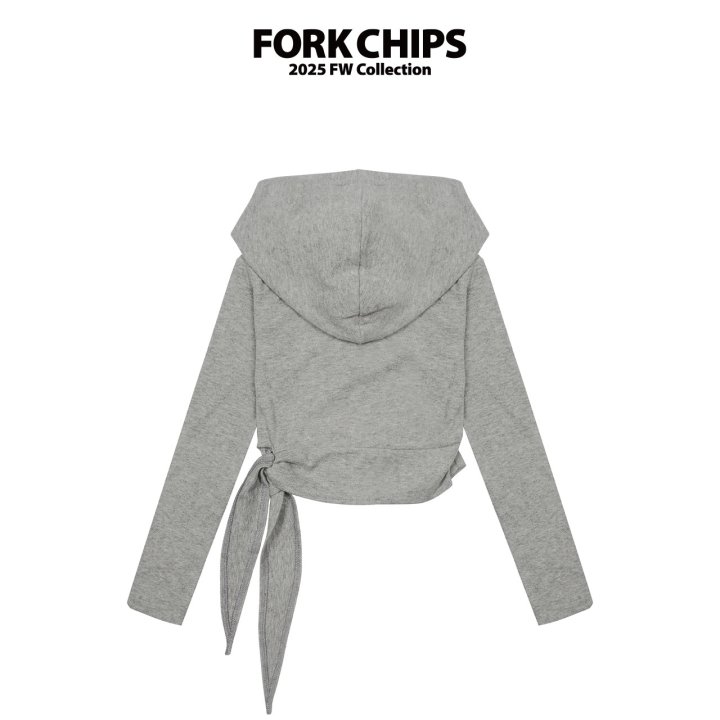 Fork Chips - Korean Children Fashion - #kidsstore - Jessie Twist Hoodie - 3