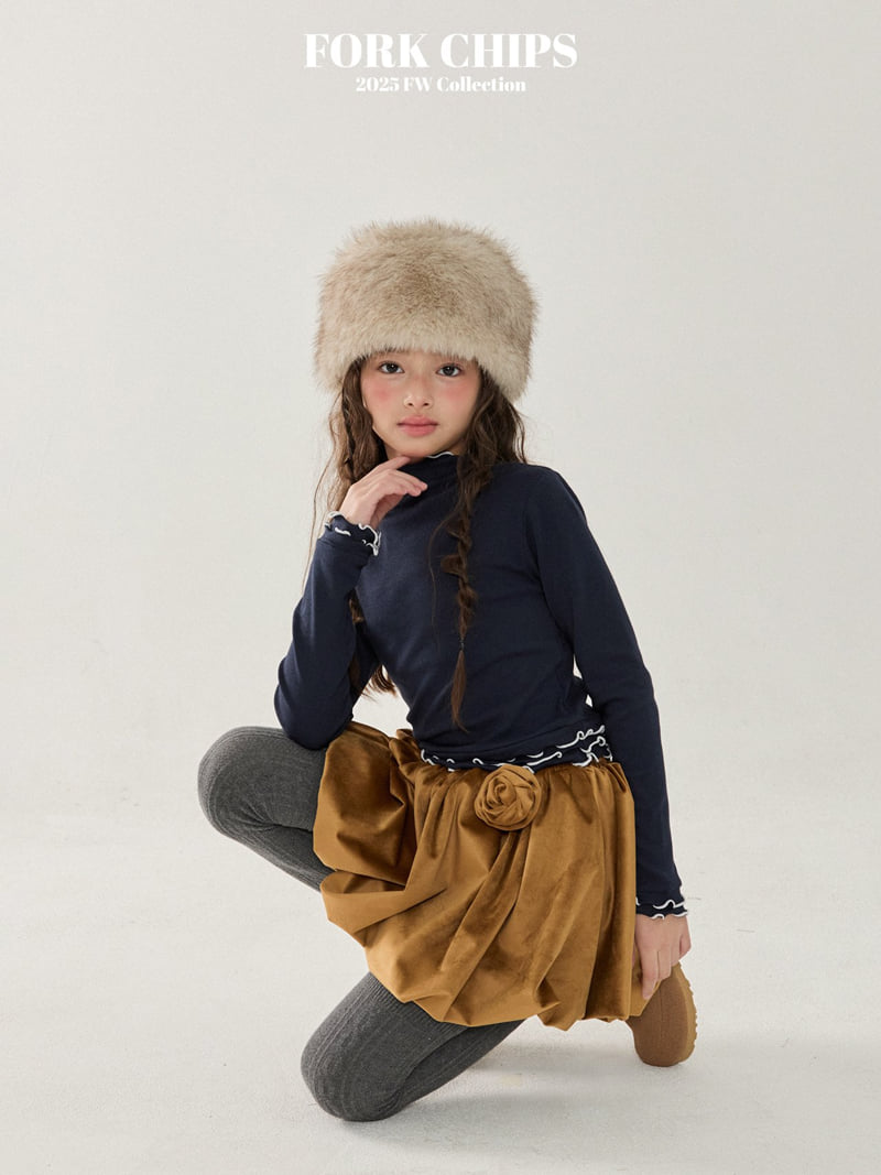 Fork Chips - Korean Children Fashion - #kidsstore - Rosie Balloon Skirt - 11