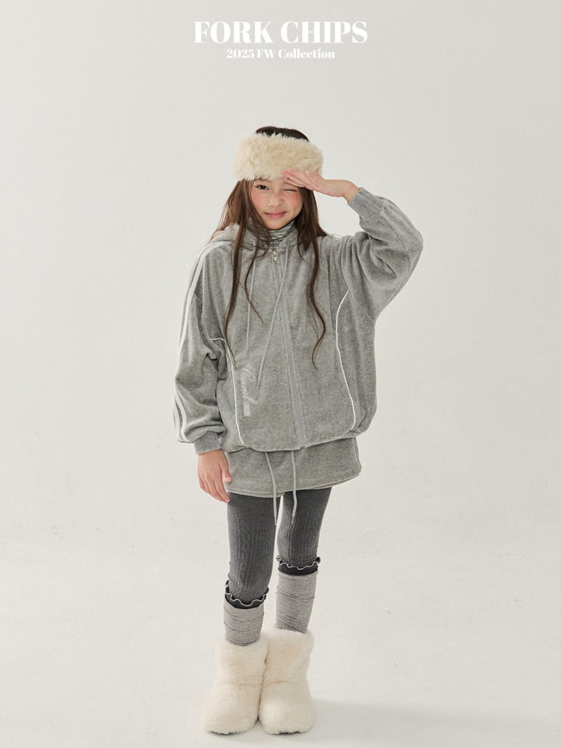 Fork Chips - Korean Children Fashion - #kidzfashiontrend - Cereal Hoodie Zip-Up - 8