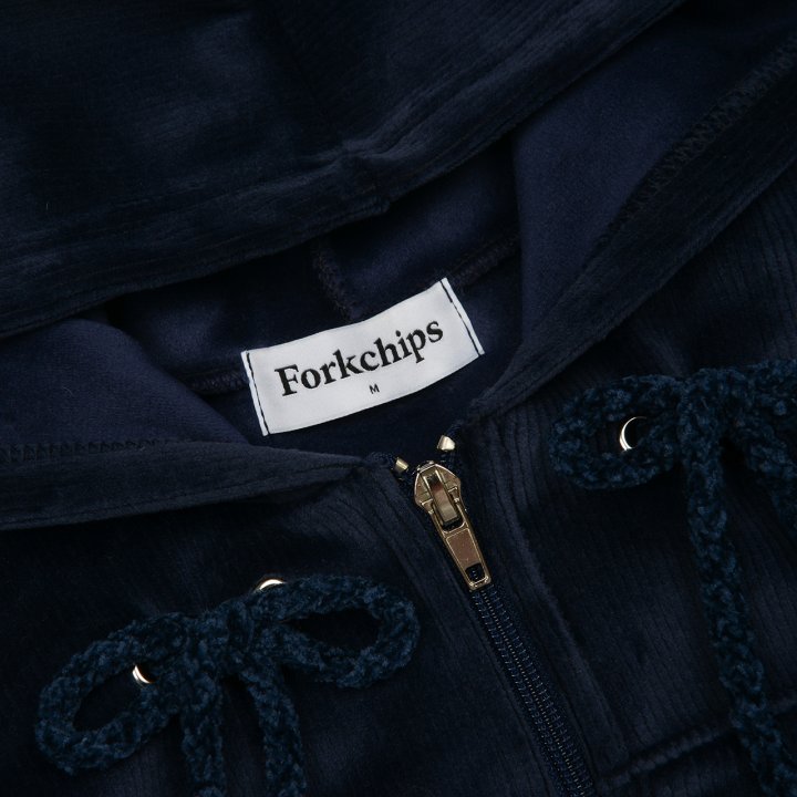 Fork Chips - Korean Children Fashion - #kidsstore - Cash Ribbon Zip-Up - 4