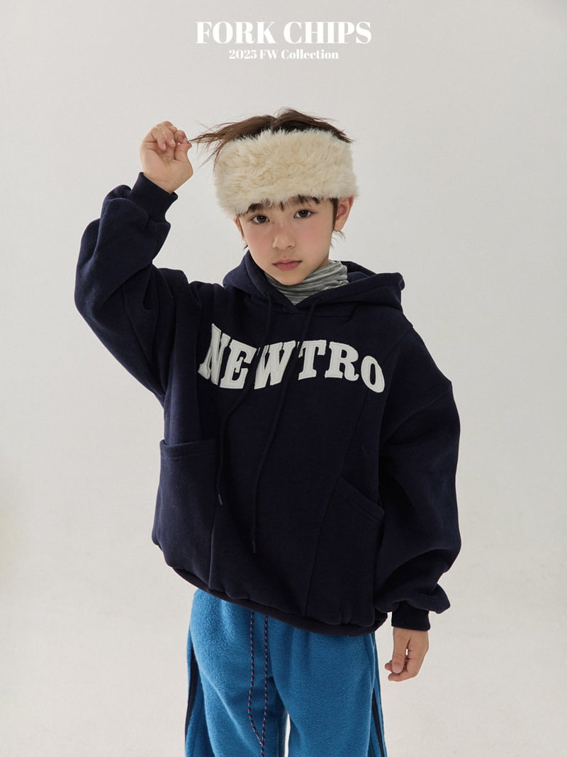 Fork Chips - Korean Children Fashion - #littlefashionista - Newtro Hoodie - 10