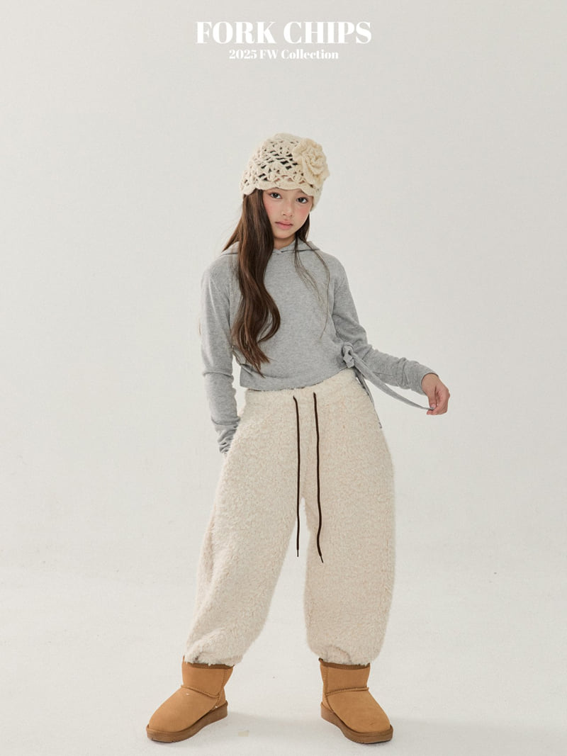 Fork Chips - Korean Children Fashion - #littlefashionista - Pooh Wide Pants - 9