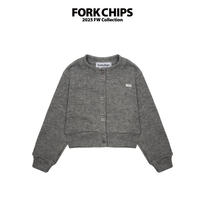 Fork Chips - Korean Children Fashion - #magicofchildhood - Muse Wool Cardigan - 2