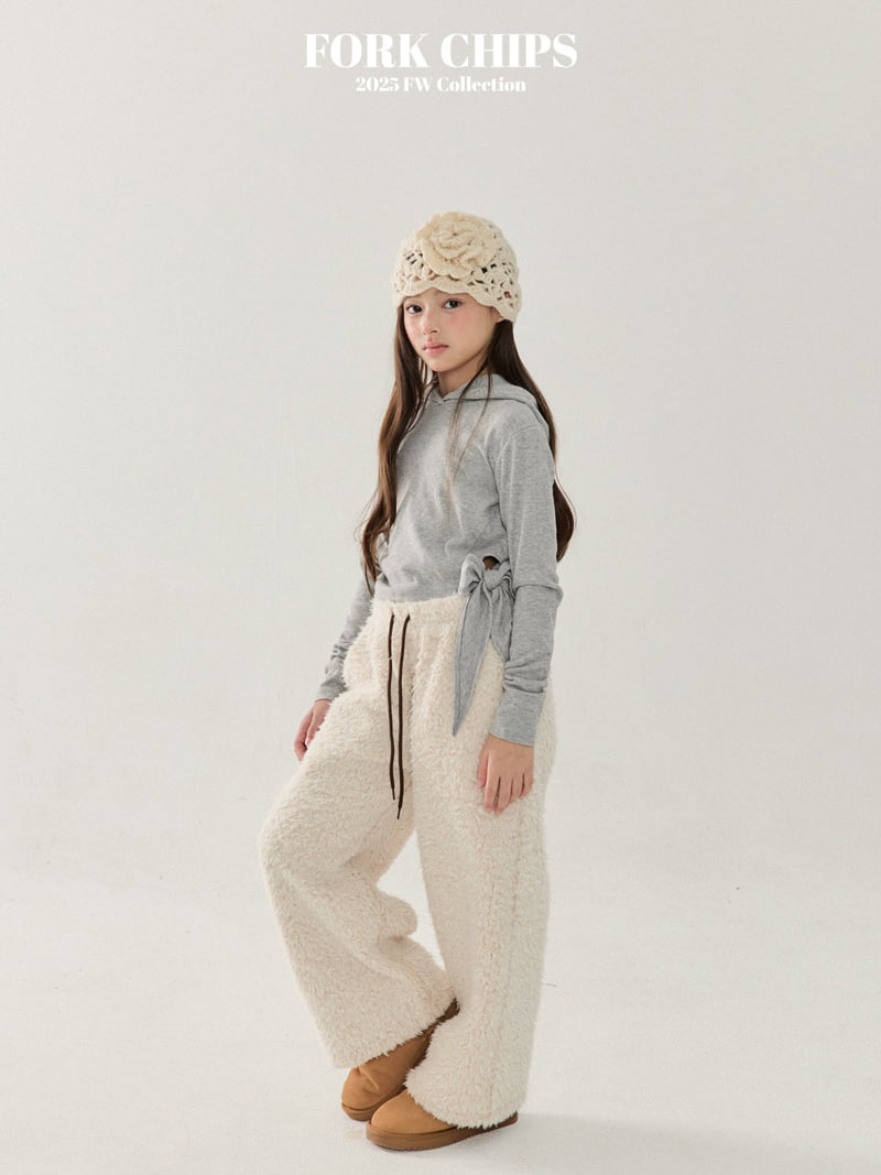 Fork Chips - Korean Children Fashion - #minifashionista - Pooh Wide Pants - 11