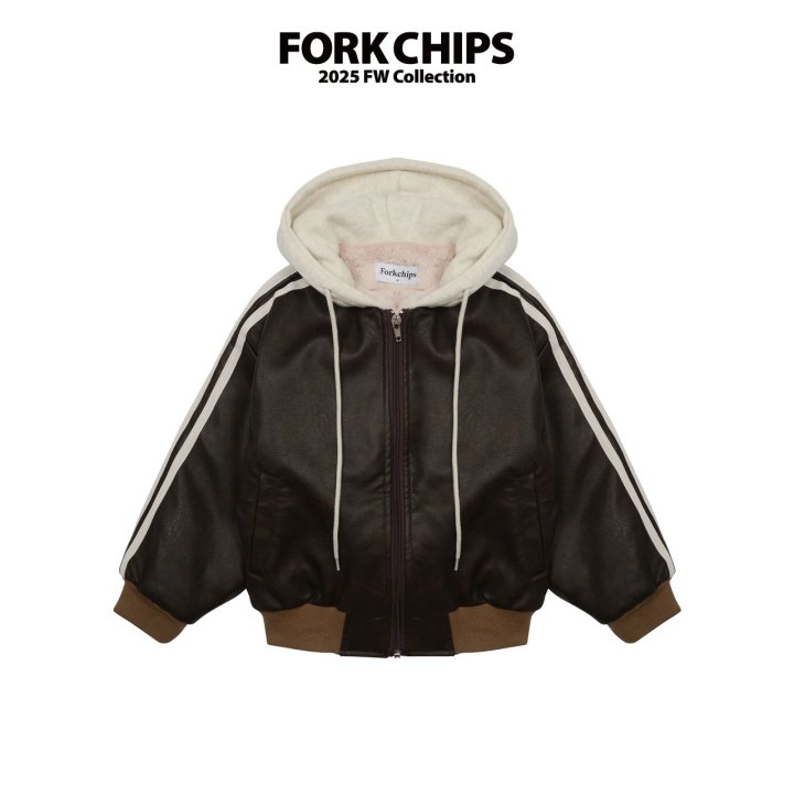 Fork Chips - Korean Children Fashion - #prettylittlegirls - Hug Jacket