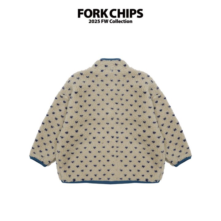 Fork Chips - Korean Children Fashion - #prettylittlegirls - Grow Fleece Anorak - 3