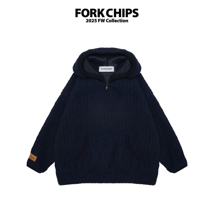 Fork Chips - Korean Children Fashion - #prettylittlegirls - Mohair Hoodie