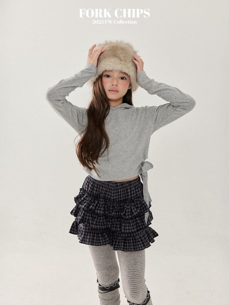 Fork Chips - Korean Children Fashion - #todddlerfashion - Jessie Twist Hoodie - 10