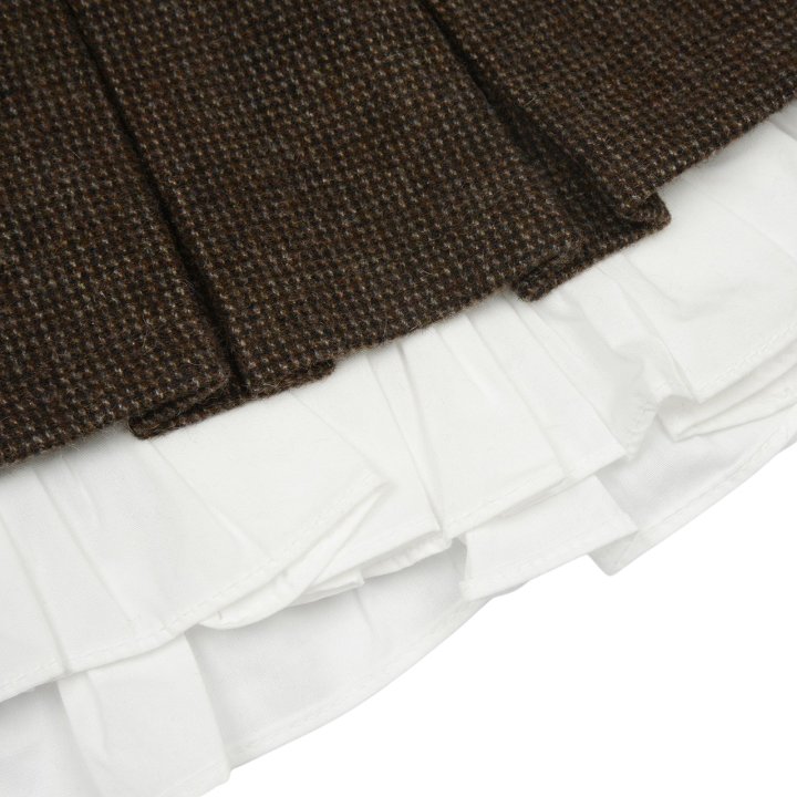 Fork Chips - Korean Children Fashion - #todddlerfashion - Muffin Wool Skirt - 5