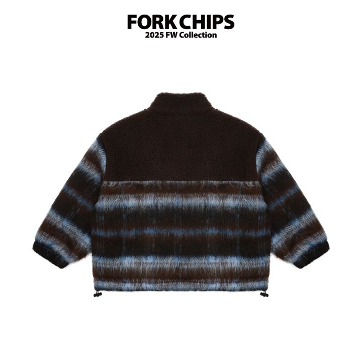 Fork Chips - Korean Children Fashion - #toddlerclothing - Vivid Fleece Padding - 2