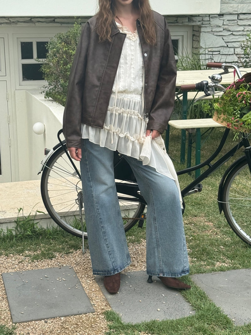 Foundation - Korean Women Fashion - #momslook - All Day Denim Pants - 7