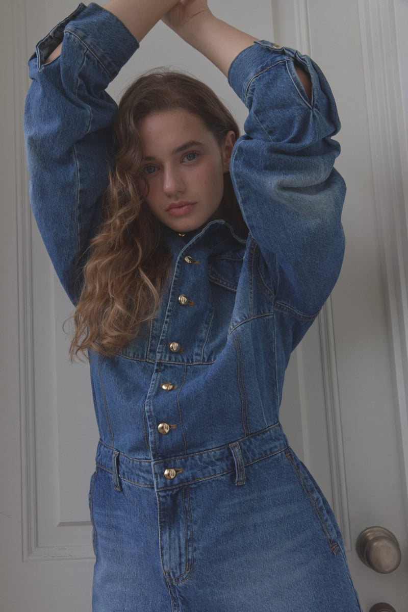 Foundation - Korean Women Fashion - #momslook - Lauren Denim One-Piece - 5