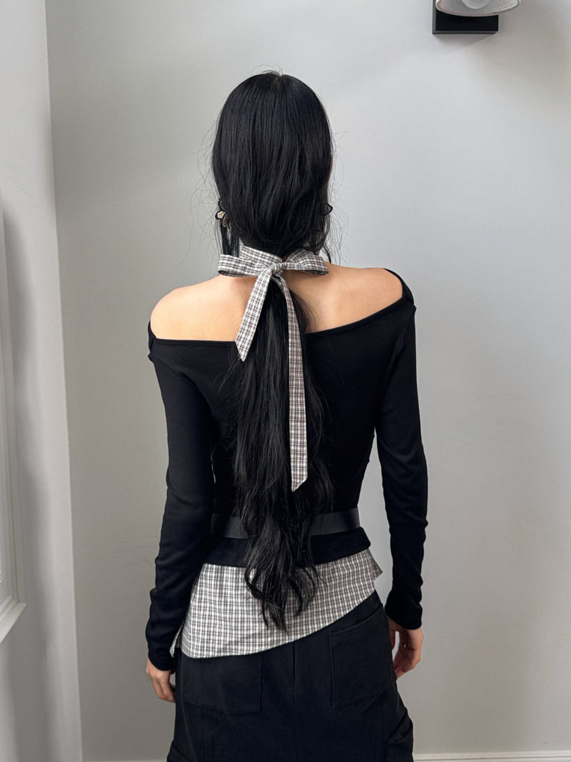 Foundation - Korean Women Fashion - #momslook - Willy Tie Tee - 6