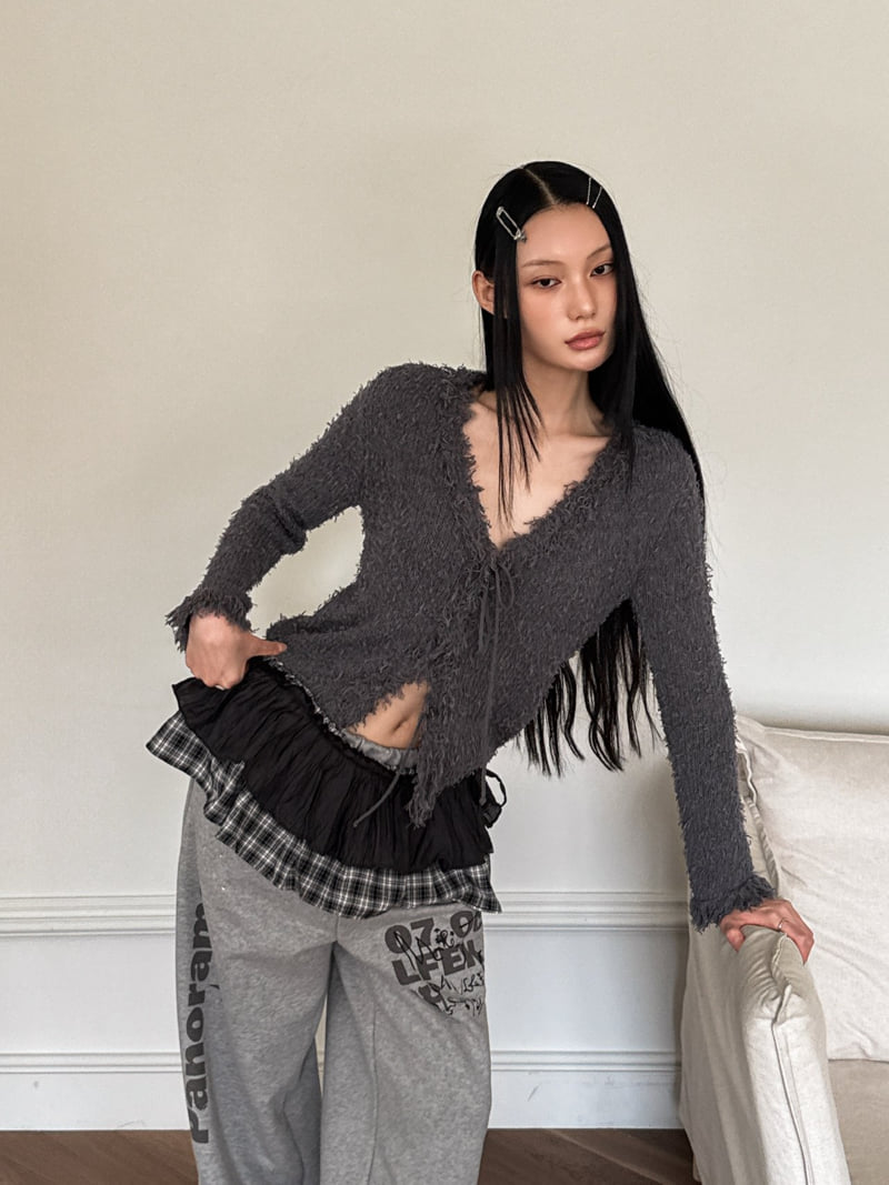 Foundation - Korean Women Fashion - #momslook - Floppy Cardigan - 4